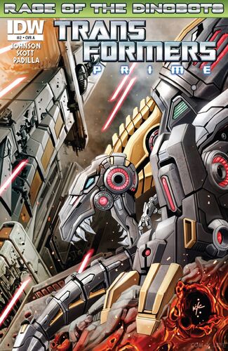 Rage of the Dinobots-2 Cover