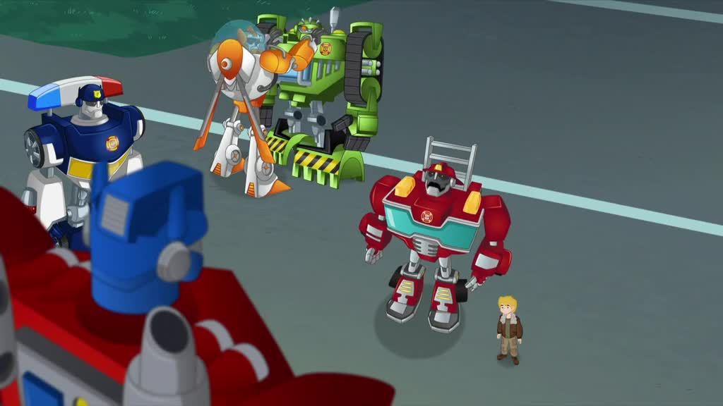 OPTIMUS PRIME & CODY BURNS Figures Transformers Rescue Bots HEATWAVE & KADE 