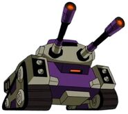 Blitzwing's tank mode.