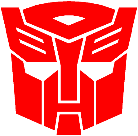 Autobot Symbol - Transformers LOGO - Vintage Effect