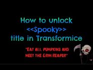 How to unlock Spooky Title in Transformice (Grim's Mansion Map)