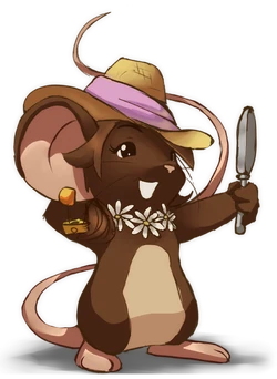 Mouse wearing
