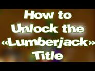 TRANSFORMICE- HOW TO UNLOCK THE «LUMBERJACK» TITLE!