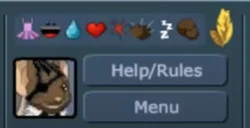 An old emote list