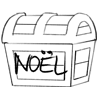 Sketch of the Christmas chest in the game files