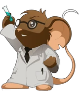 Scientist mouse