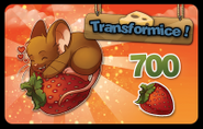 700 fraise card, a Transformice product