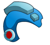 Artork oficial del casco de megaman