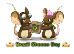 Mice wearing