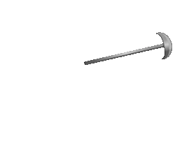 Swinging blade