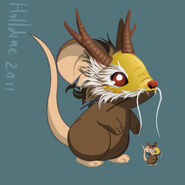 Image originale du concours Draw your Item pour le masque de dragon de Holldine