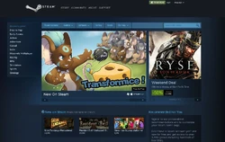 Transformice on the Steam homepage in 2015
