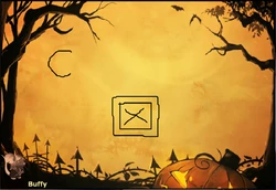 Buffy's drawing of a box for the Dragon 2017 enigma
