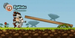 A player dying by walking in a narrow space
