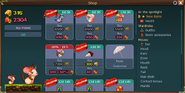 Current shop interface (3rd version) - 23 February 2023 (V1.747)