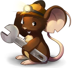 Mouse wearing