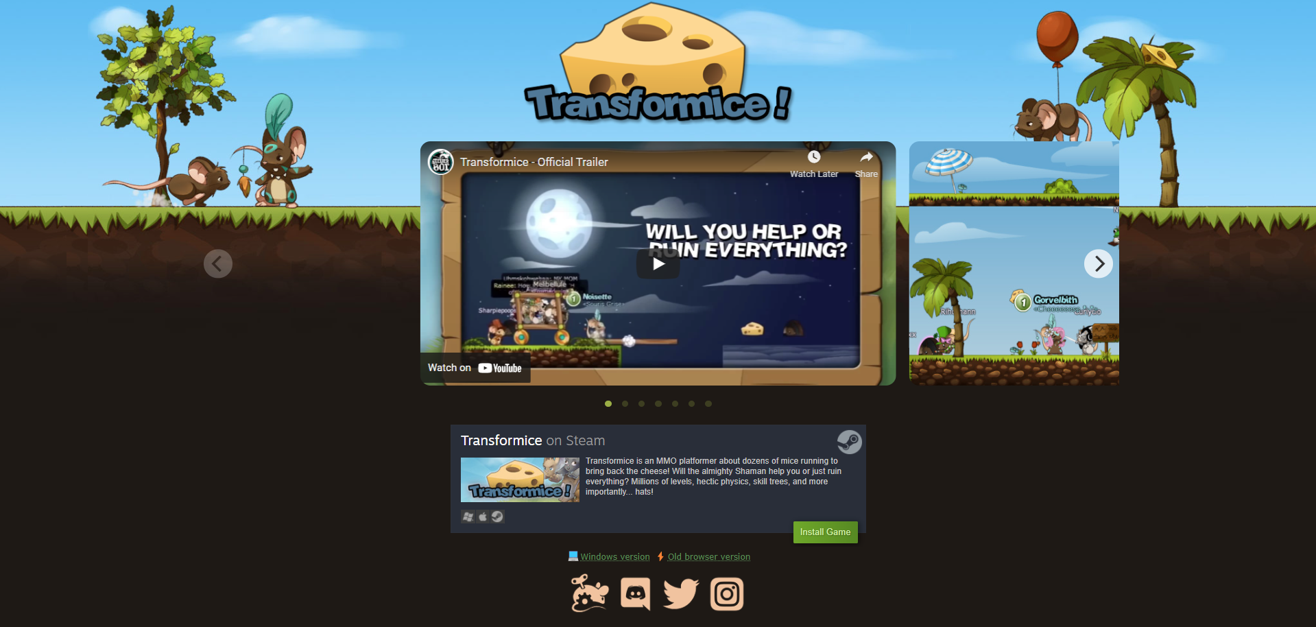 Transformice on Steam