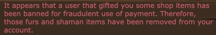 Steam fraud message