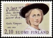 Edith Södergran on Finn stamp