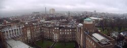 Belfast panorama from queens tower