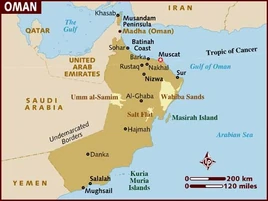 Oman map 001