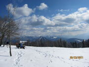 From the top of the Gaisberg