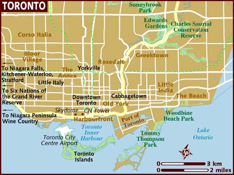 Map Of Toronto Canada And Surrounding Area Toronto | Travel Wiki | Fandom