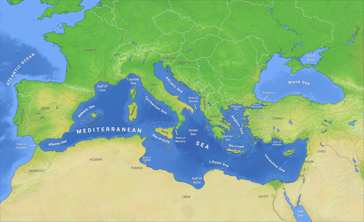 Mediterranean Sea – Travel guide at Wikivoyage