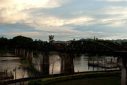 Bridge on the river Kwai, Kanchinaburi, Thailand