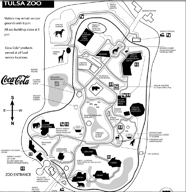 Map Of Tulsa Zoo Tulsa Zoo | Travel Wiki | Fandom
