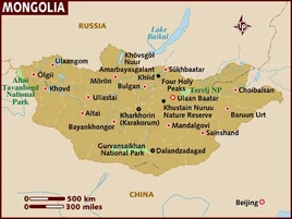 Mongolia map 001