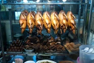 Food stall with delicious ducks