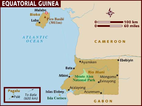 Equatorial New Guinea Map Equatorial Guinea | Travel Wiki | Fandom