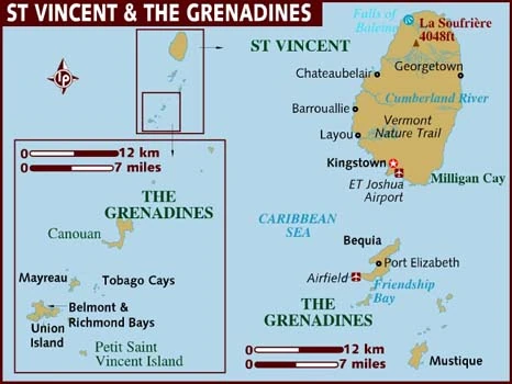 St Vincent Island Map Of Caribbean Saint Vincent And The Grenadines | Travel Wiki | Fandom