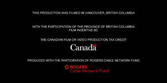 Part of the credits at the end of the show