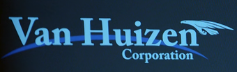 Van Huizen Corp logo on a computer screen