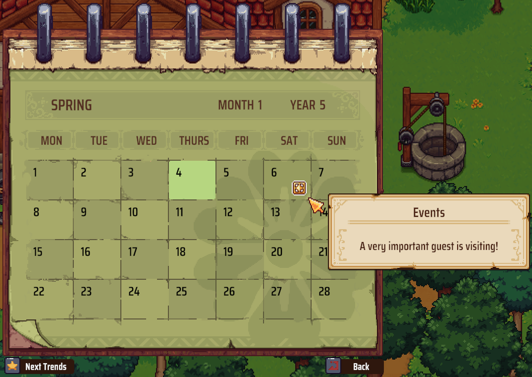 Calendar travellers rest wiki fandom