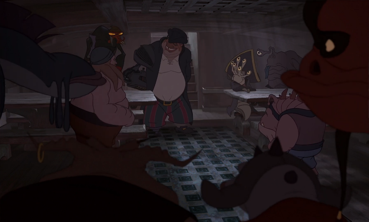 Pirates in treasure planet