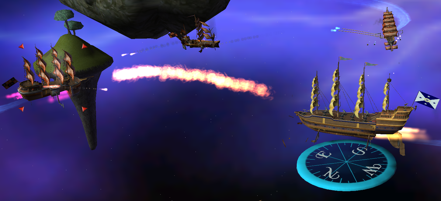 treasure planet battle at procyon ships