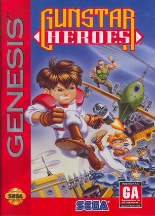 Gunstar Heroes Genesis Cover