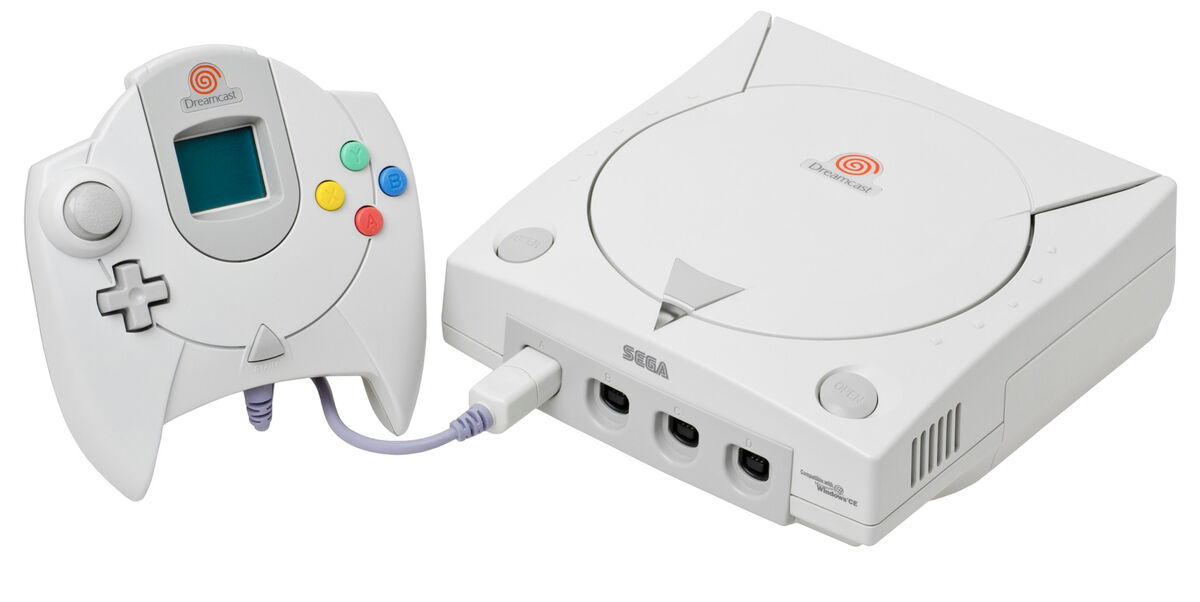 Dreamcast Metallic Silver Console Limited Tested system FREE