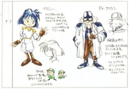 Gunstar Heroes concept art
