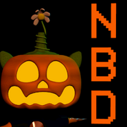 Pumpkin Ortensia in the game icon of Nightmare Before Disney Halloween Edition.