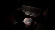Oswald in the Lounge.