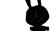 A beta render of Oswald that would appear on the game's main menu screen.