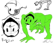 A drawing confirming his name.