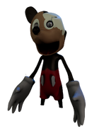 Cabin Face's second render, posted in the Radiance Discord server. Note that in this image he has a left eye.