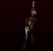 A render of Ink-Blot Goofy, published by Malrat. Note that his pupils have appeared, and the meat protruding from his arms and legs has turned even redder.