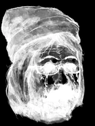 A color inverted version of Henry's head.