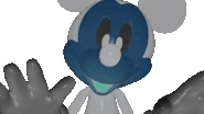 Photo-Negative Mickey's jumpscare.